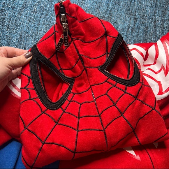 RARE CLH Creating Limitless Heights Spiderman Y2K Full Zip Hoodie - Picture 3 of 7